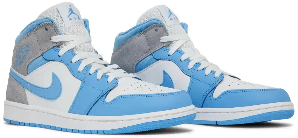 Jordan 1 mid University Blue Grey