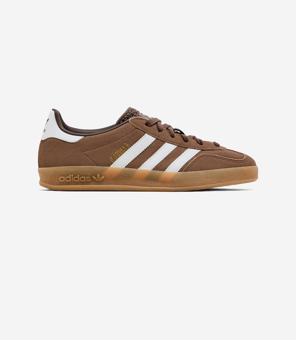 adidas Gazelle Indoor Earth Strata White Gold Metallic