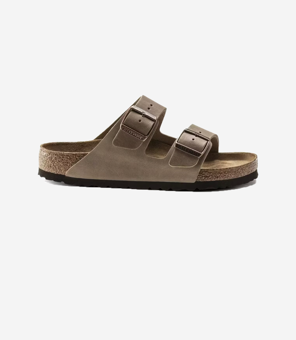 Birkenstock Arizona Soft Footbed Oiled Leather Tobacco Brown
