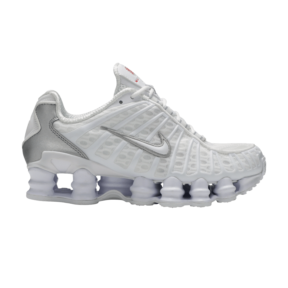 Nike Shox TL White Metallic Silver