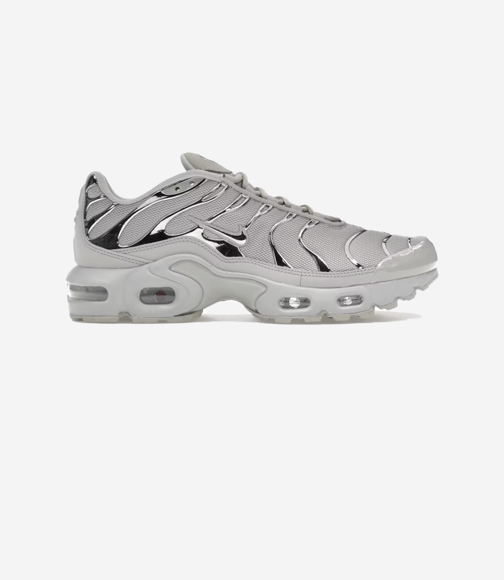 Nike Air Max Plus Light Iron Ore Gym Red Smoke Grey Metallic Silver (GS)