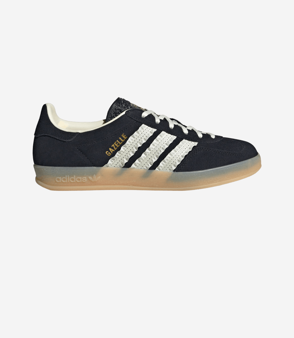 adidas Gazelle Indoor Core Black Cream White Gum (Women's)