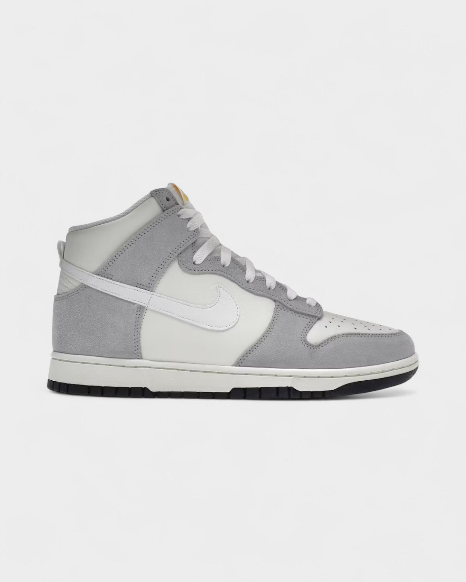 Nike Dunk High Retro Sail Pure Platinum Black White