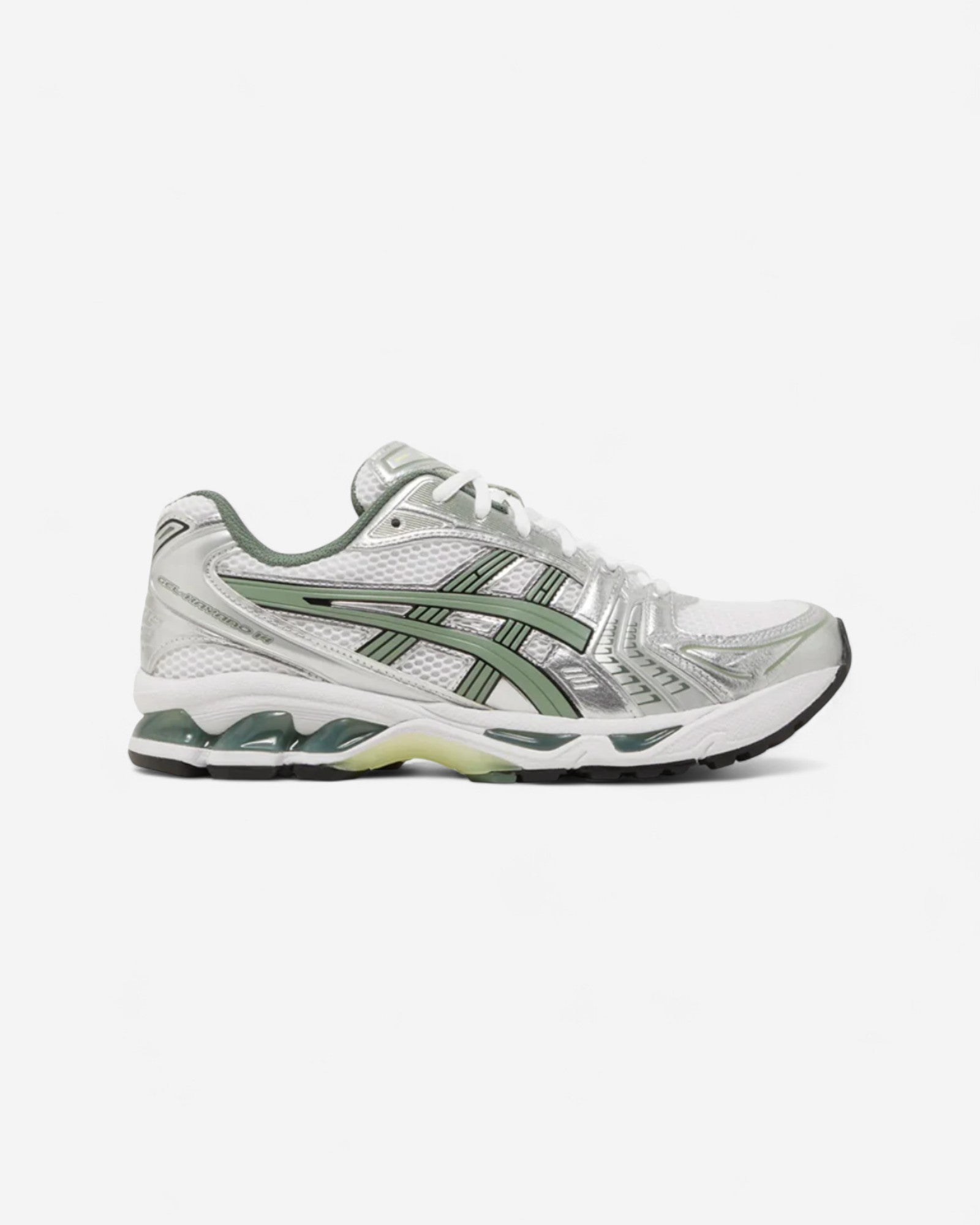 ASICS Gel-Kayano 14 White Pure Silver Slate Gray Sage