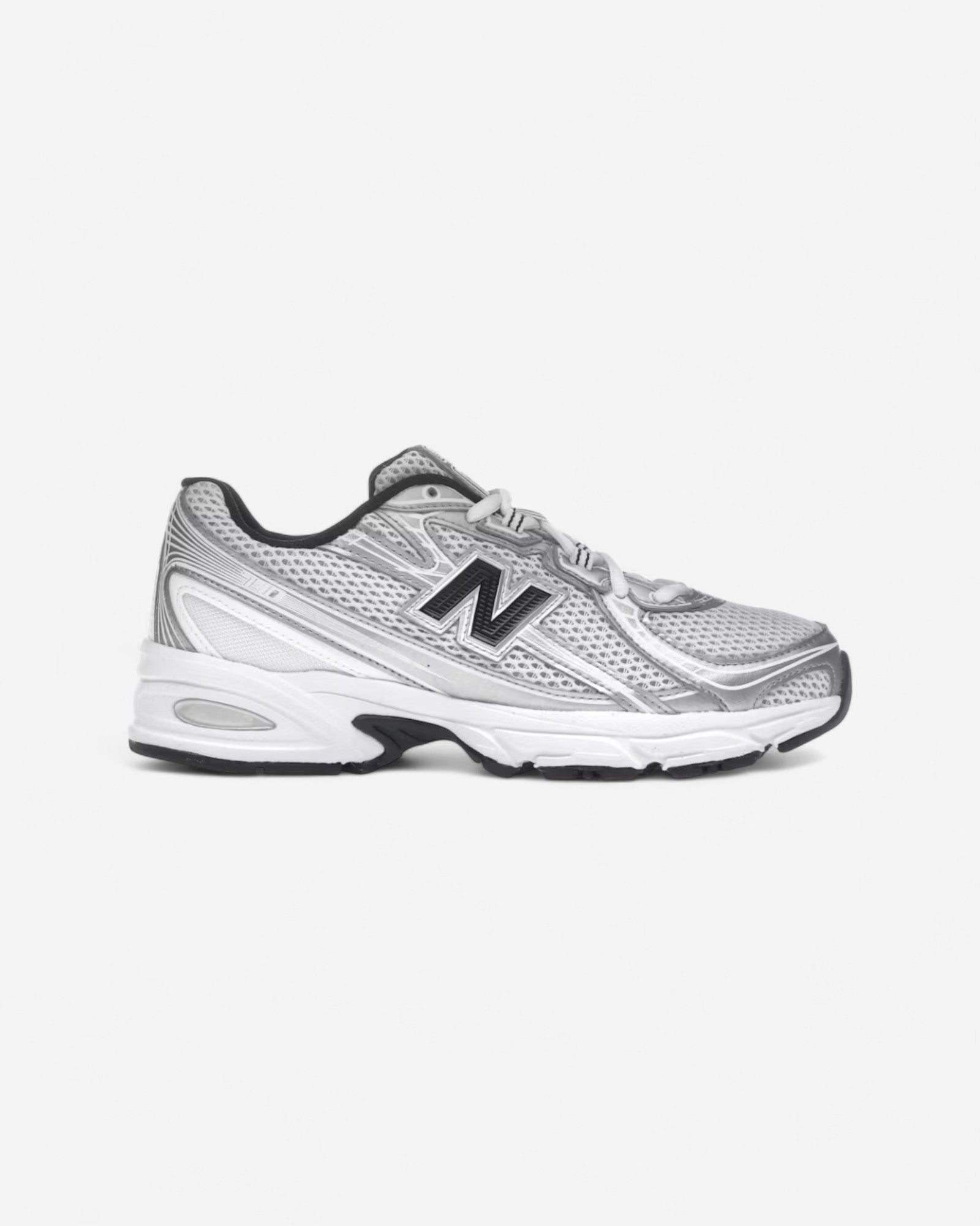 New Balance 740 White Silver Metallic Navy