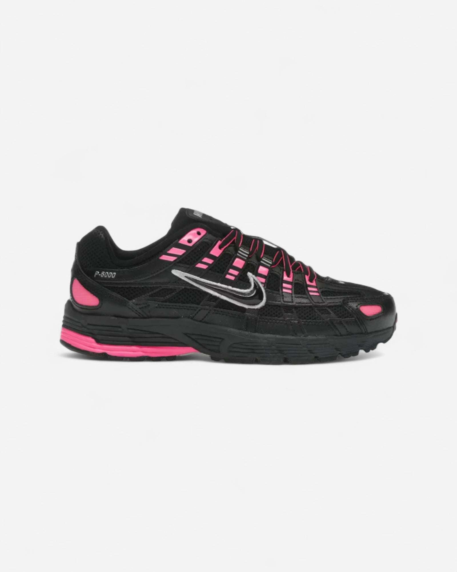 Nike P-6000 Pink Blast Metallic Silver Black