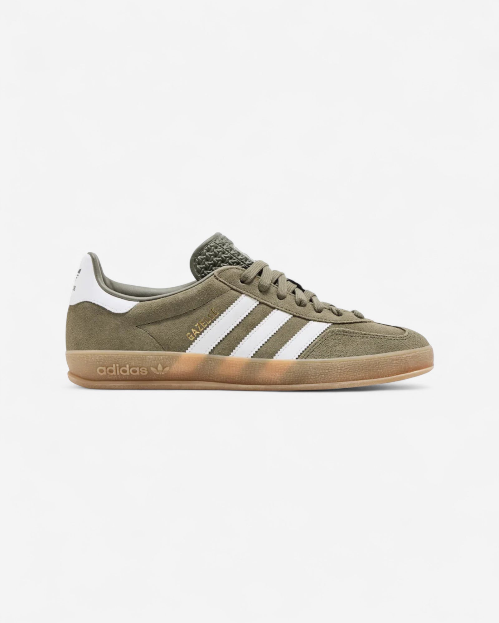 adidas Gazelle Indoor Olive Strata Cloud White Gum