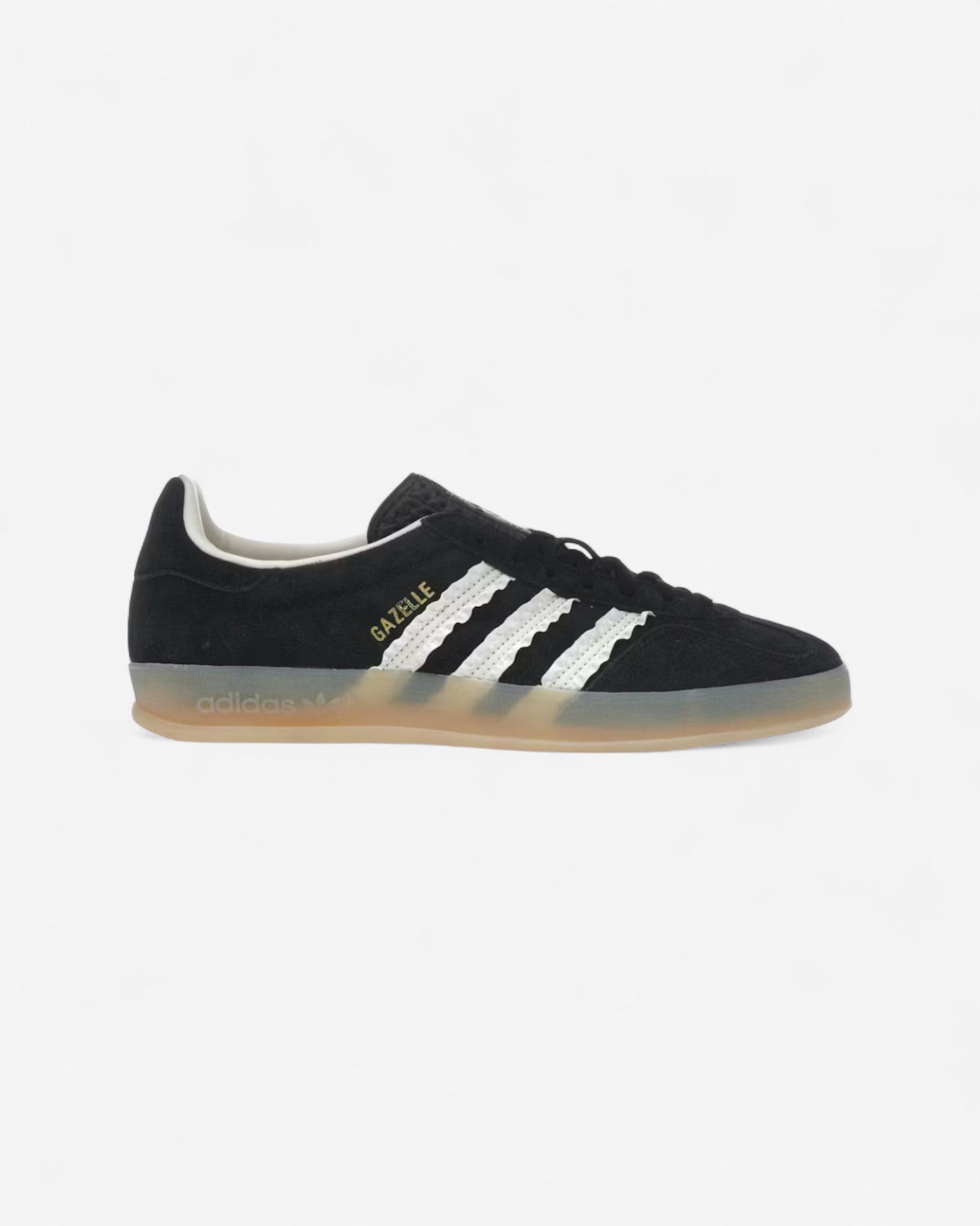 adidas Gazelle Indoor Core Black Cream White Gum (Women's)