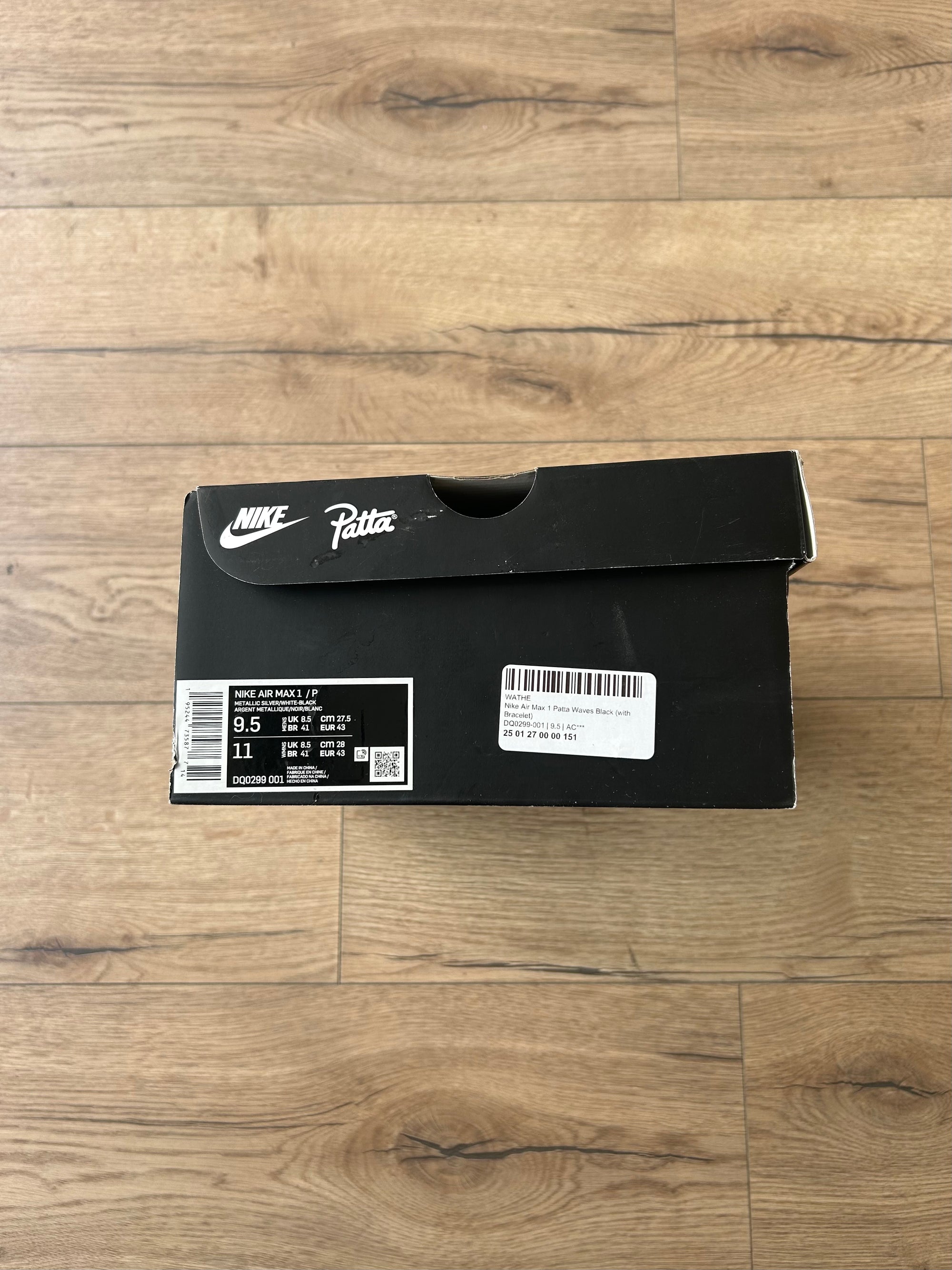 Nike Air Max 1 Patta Black - 43