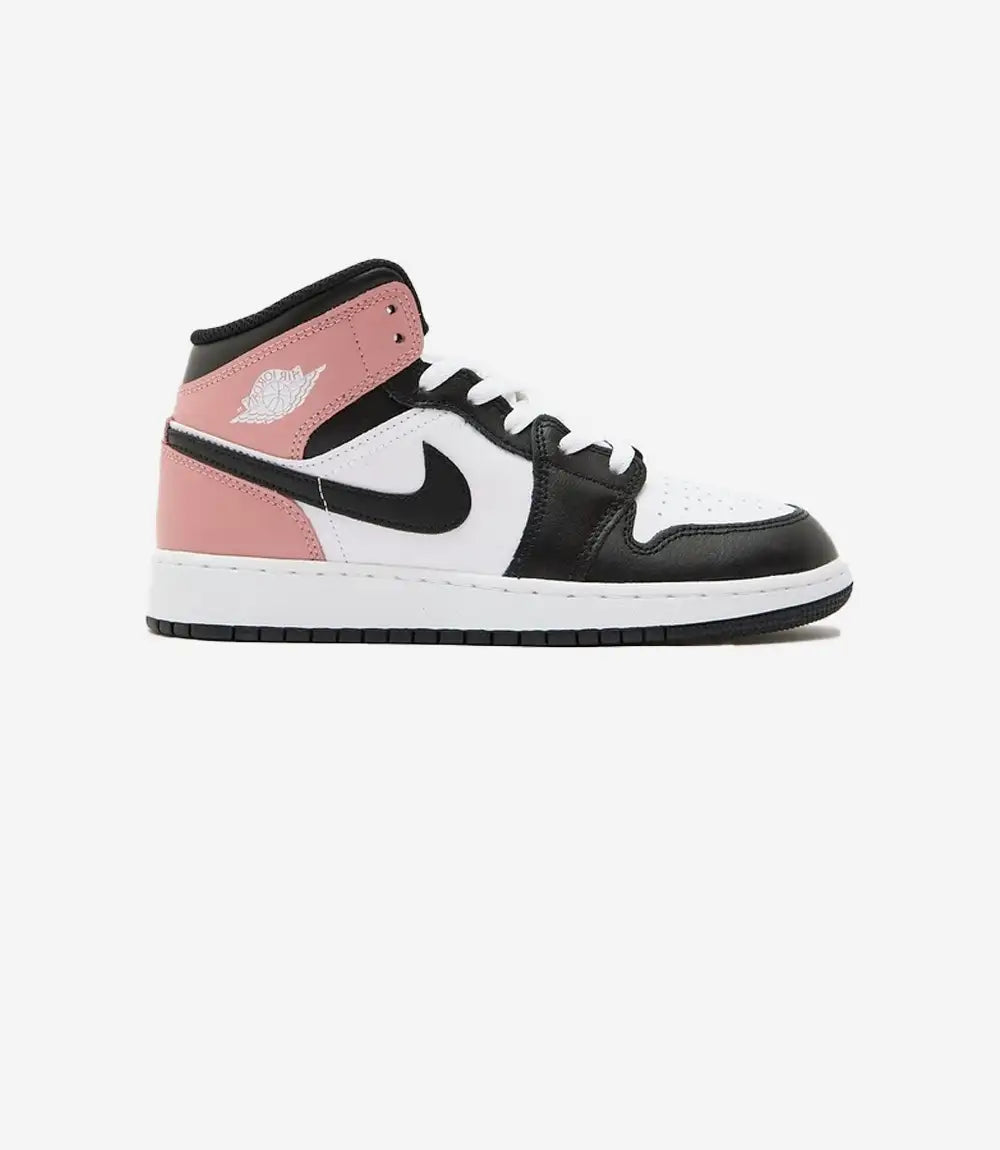 Jordan 1 Mid White Rust Pink Black