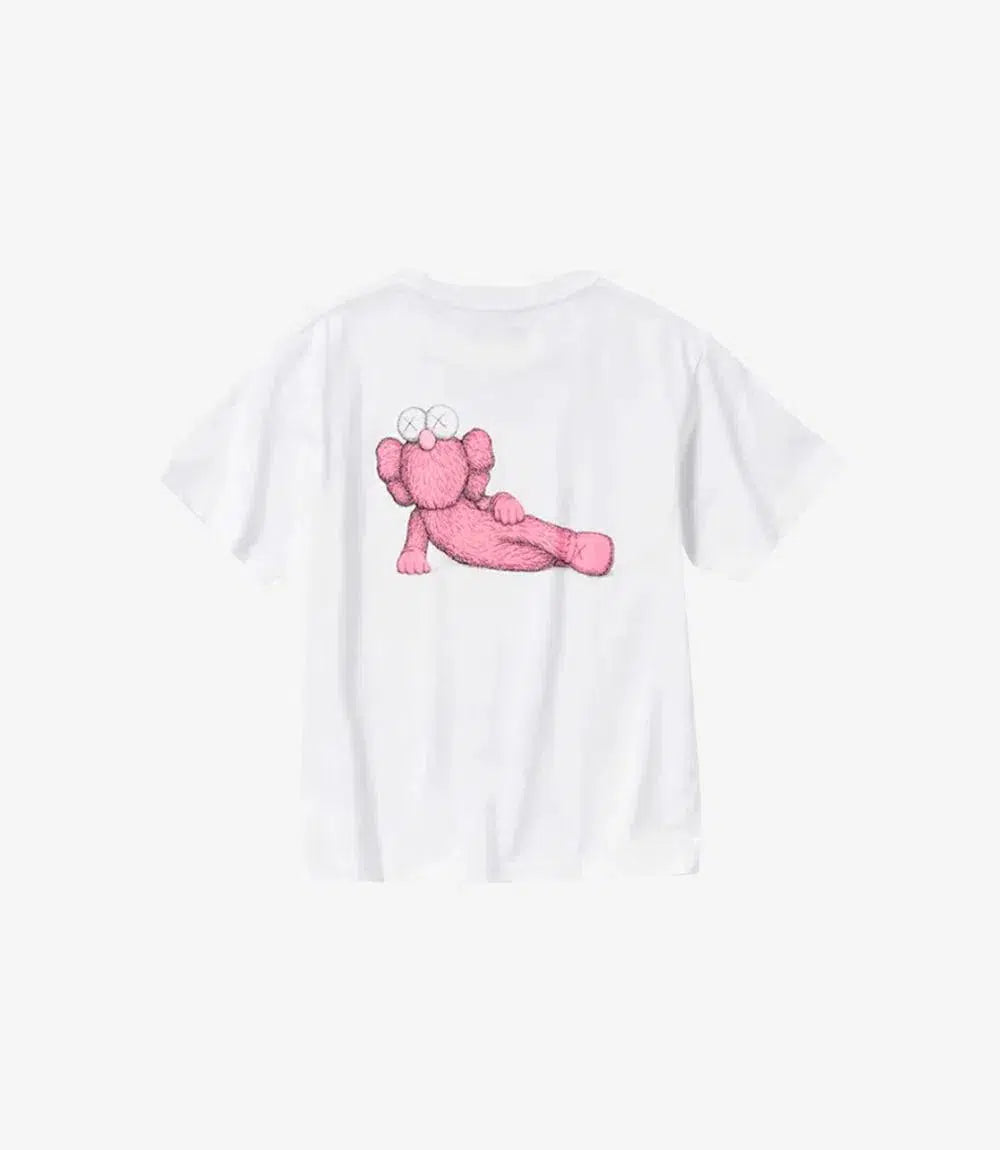 Uniqlo T-Shirt KAWS Pink Graphic-UNIQLO-wathe