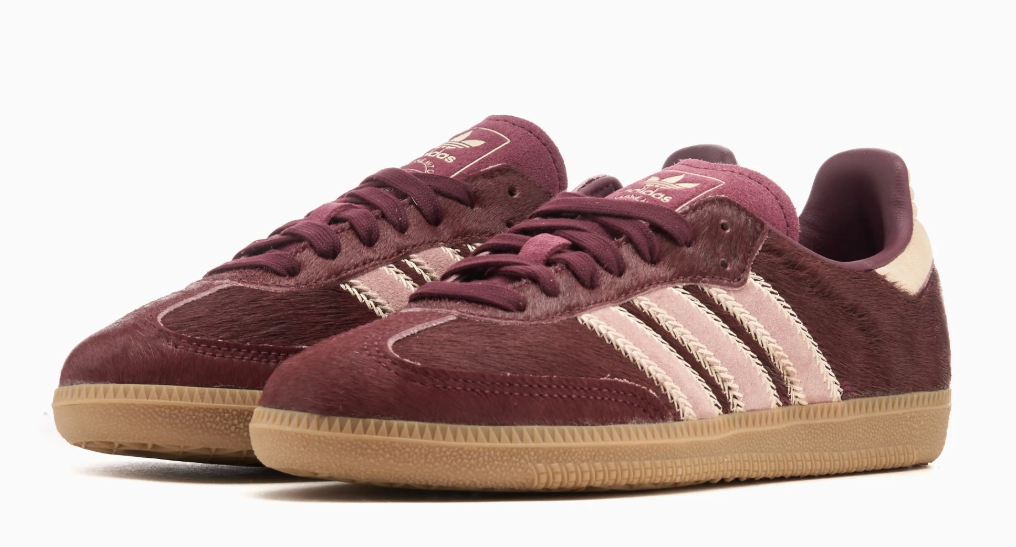 basket-sneakers-ADIDAS-Adidas Samba Maroon Sand Strata Pony-