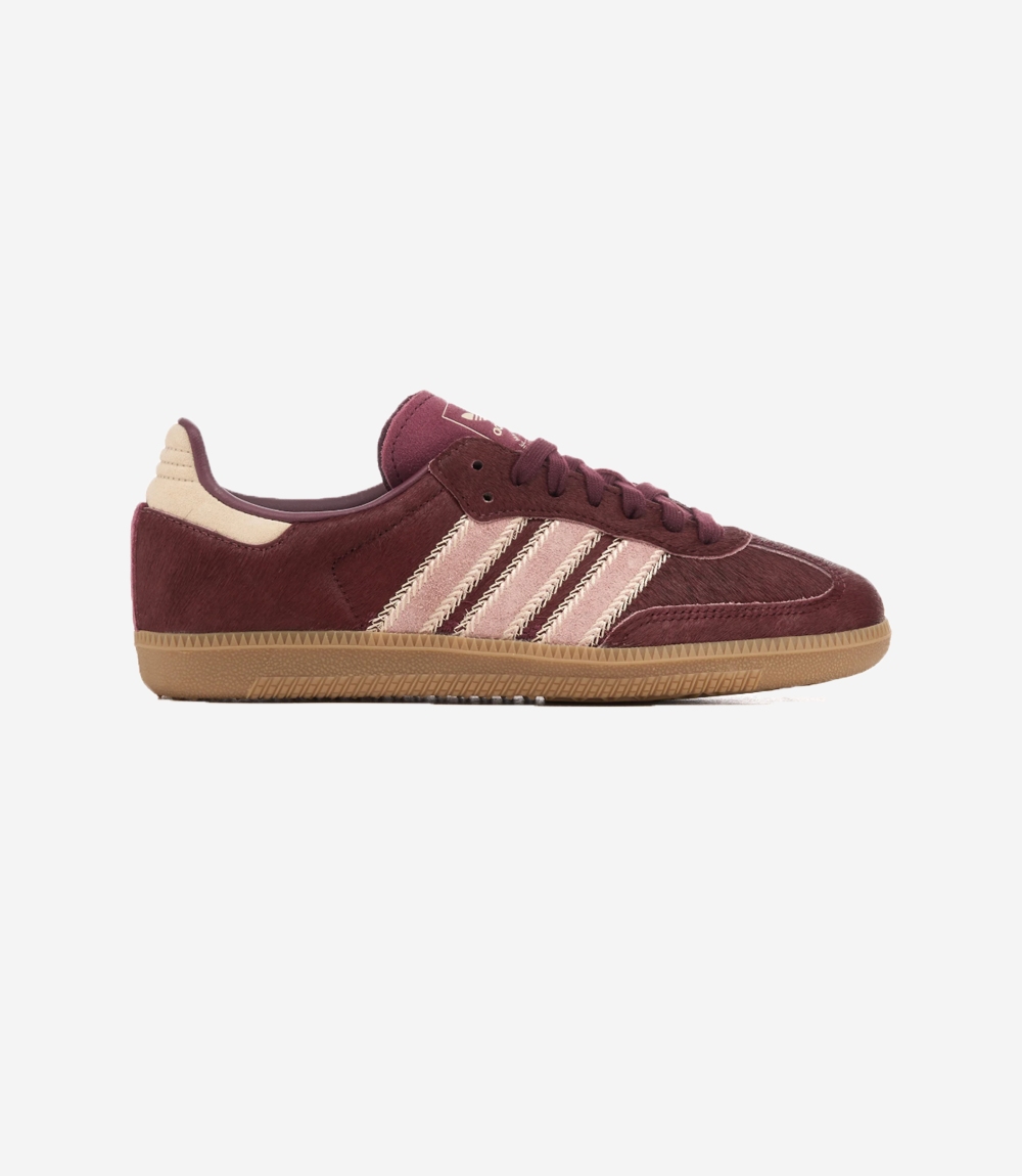 basket-sneakers-ADIDAS-Adidas Samba Maroon Sand Strata Pony-