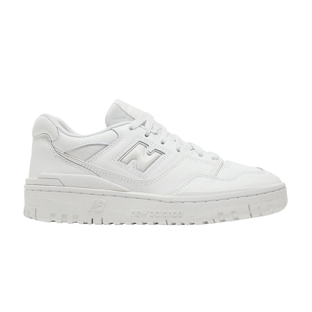 basket-sneakers-NEW BALANCE-New Balance 550 White Off-White Grey (GS)-