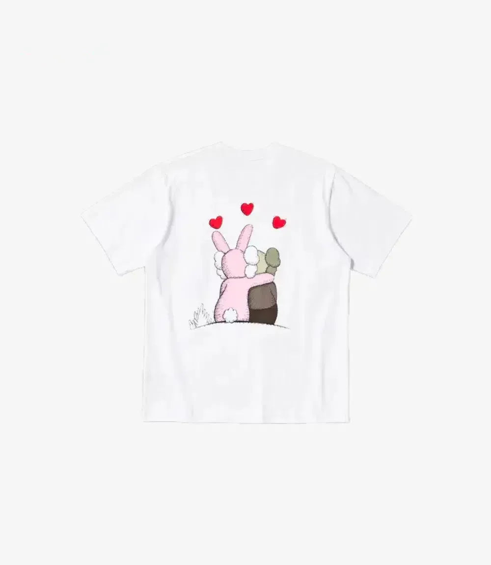 Uniqlo T-shirt Kaws x Warhol Graphic Pink