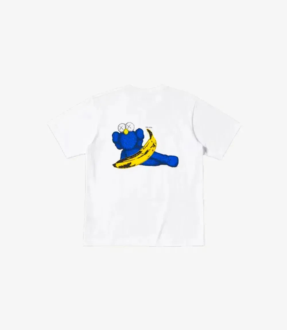Uniqlo T-shirt Kaws x Warhol Graphic Blue