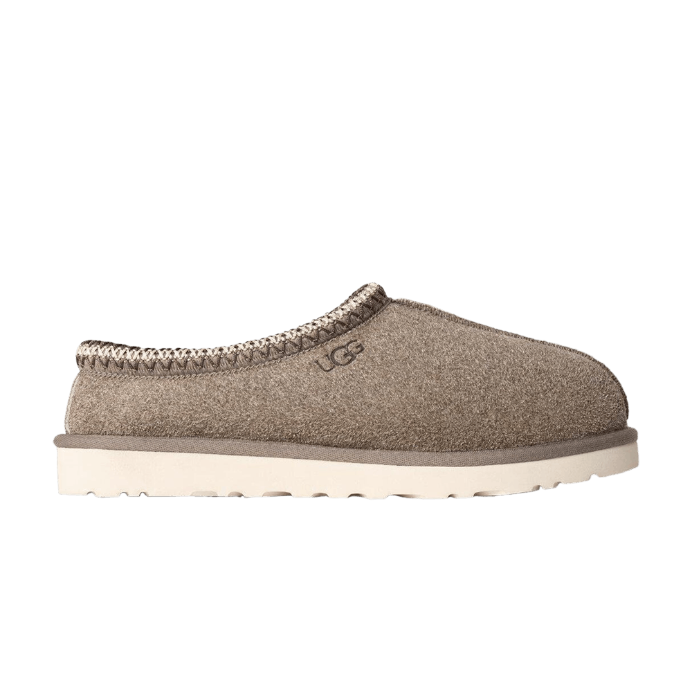 UGG Tasman Shaggy Suede Slipper Smoke Plume