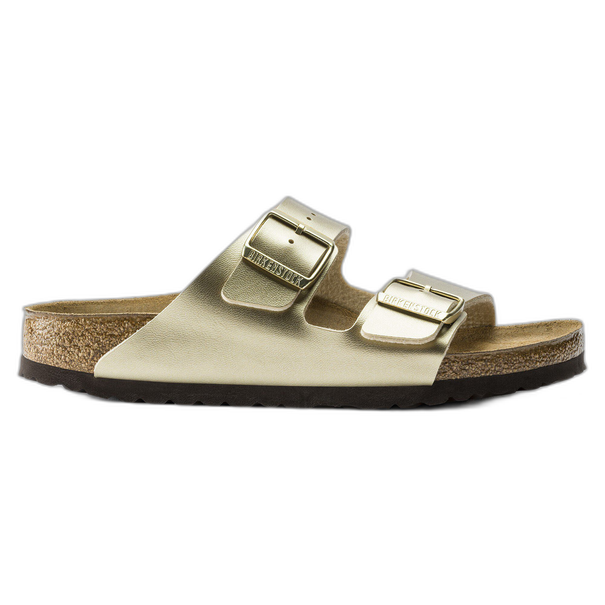 Birkenstock Arizona Birko-Flor Gold (Women&#39;s)