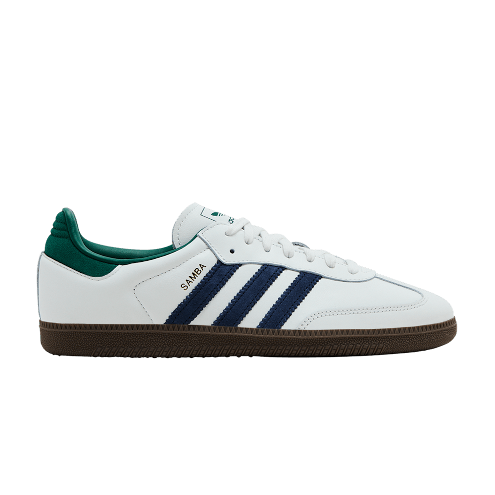 adidas Samba OG Black White Collegiate Green