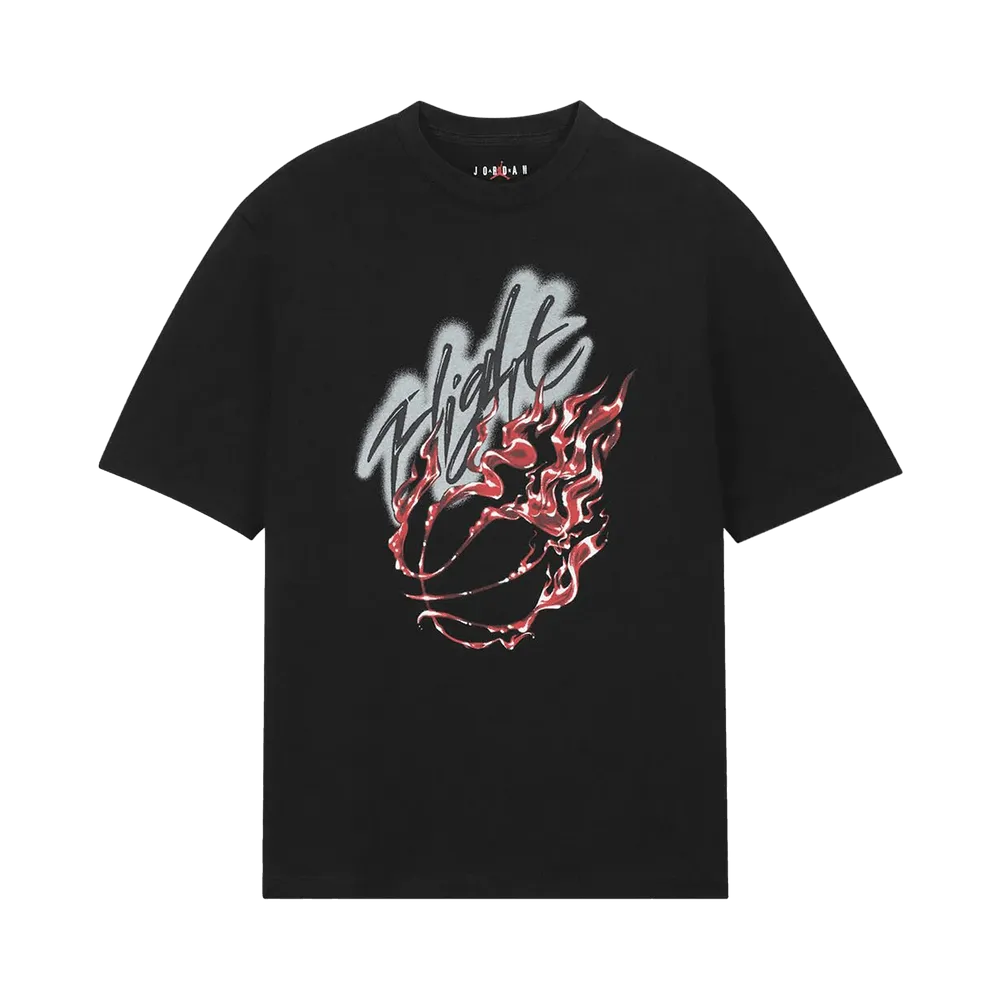 Travis Scott x Jordan Flight Graphic T-Shirt Black