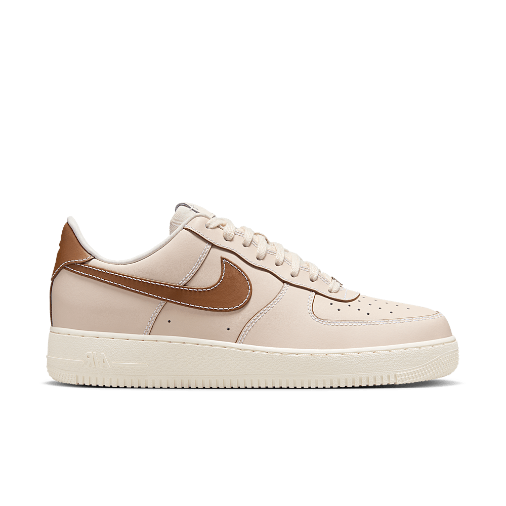 Nike Air Force 1 &#39;07 Pearl White Pale Ivory Sail Light British Tan