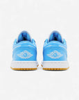 Jordan 1 Low White Gum Light Brown Dark Powder Blue (Women's)