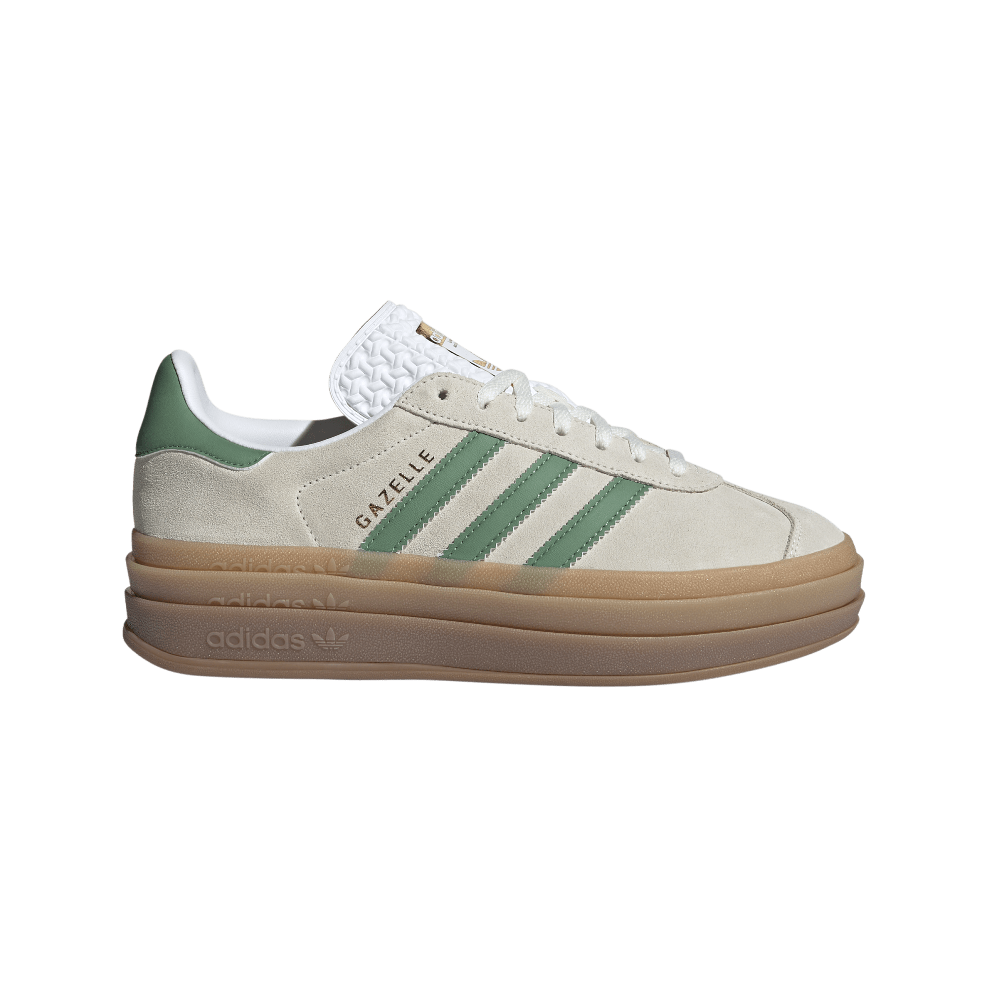 adidas Gazelle Bold Off White Preloved Green (Women's)