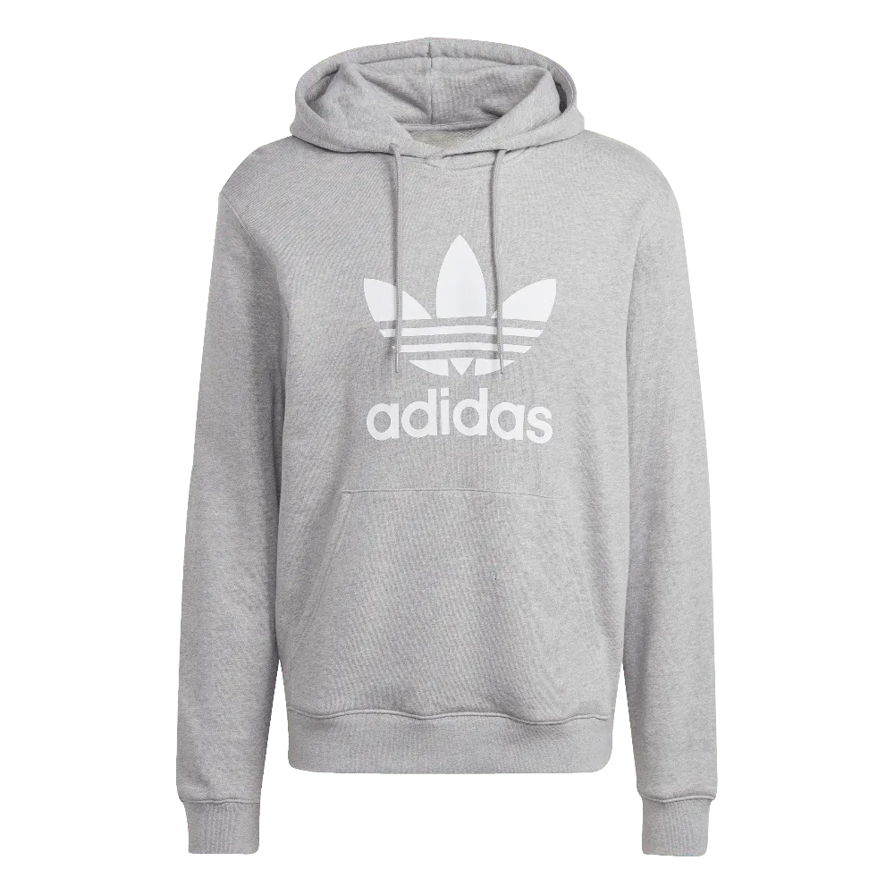 adidas Adicolor Classics Trefoil Hoodie Medium Grey Heather