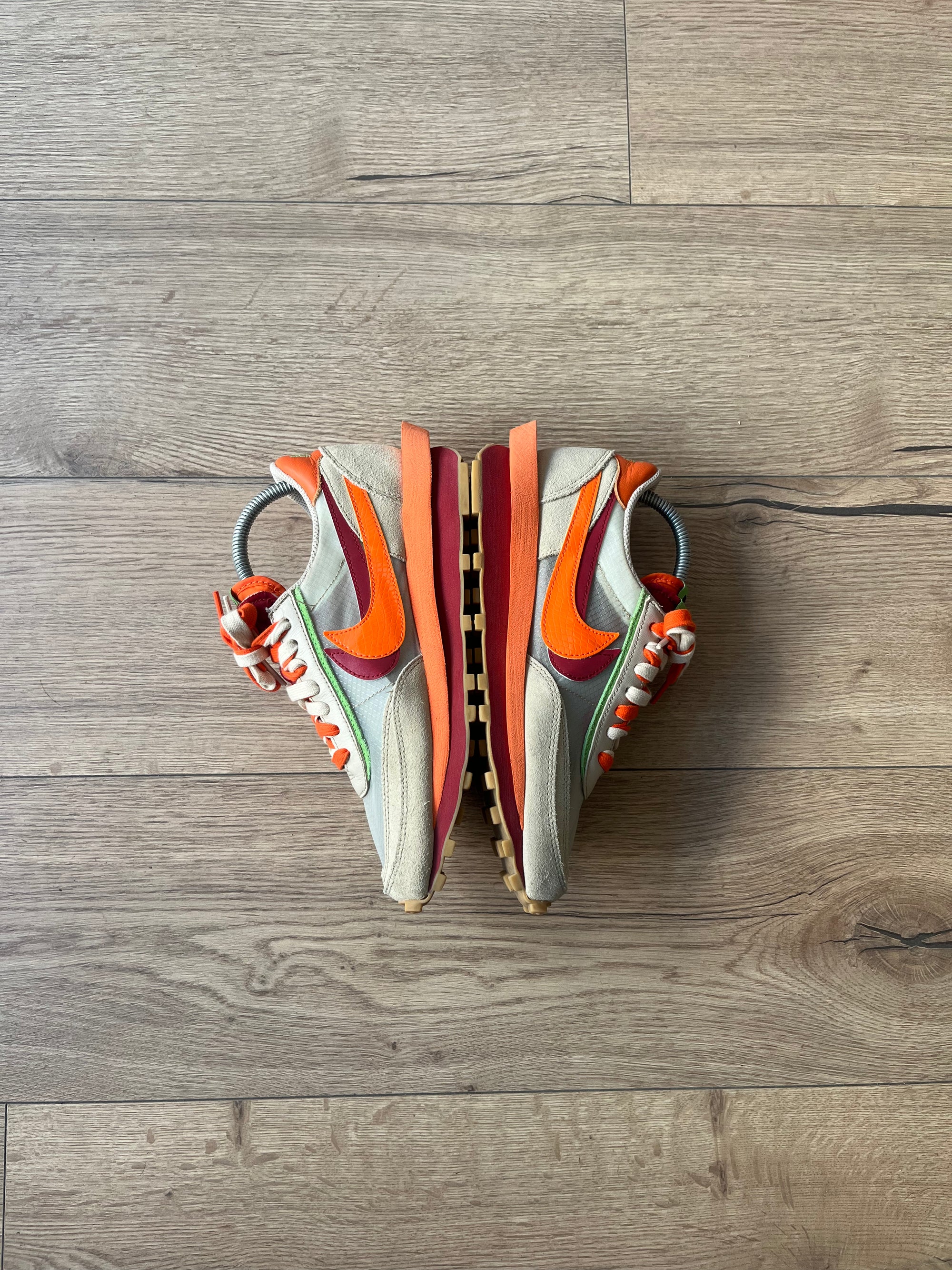 Nike LD Waffle Sacai Clot Kiss of Death Orange - 40.5