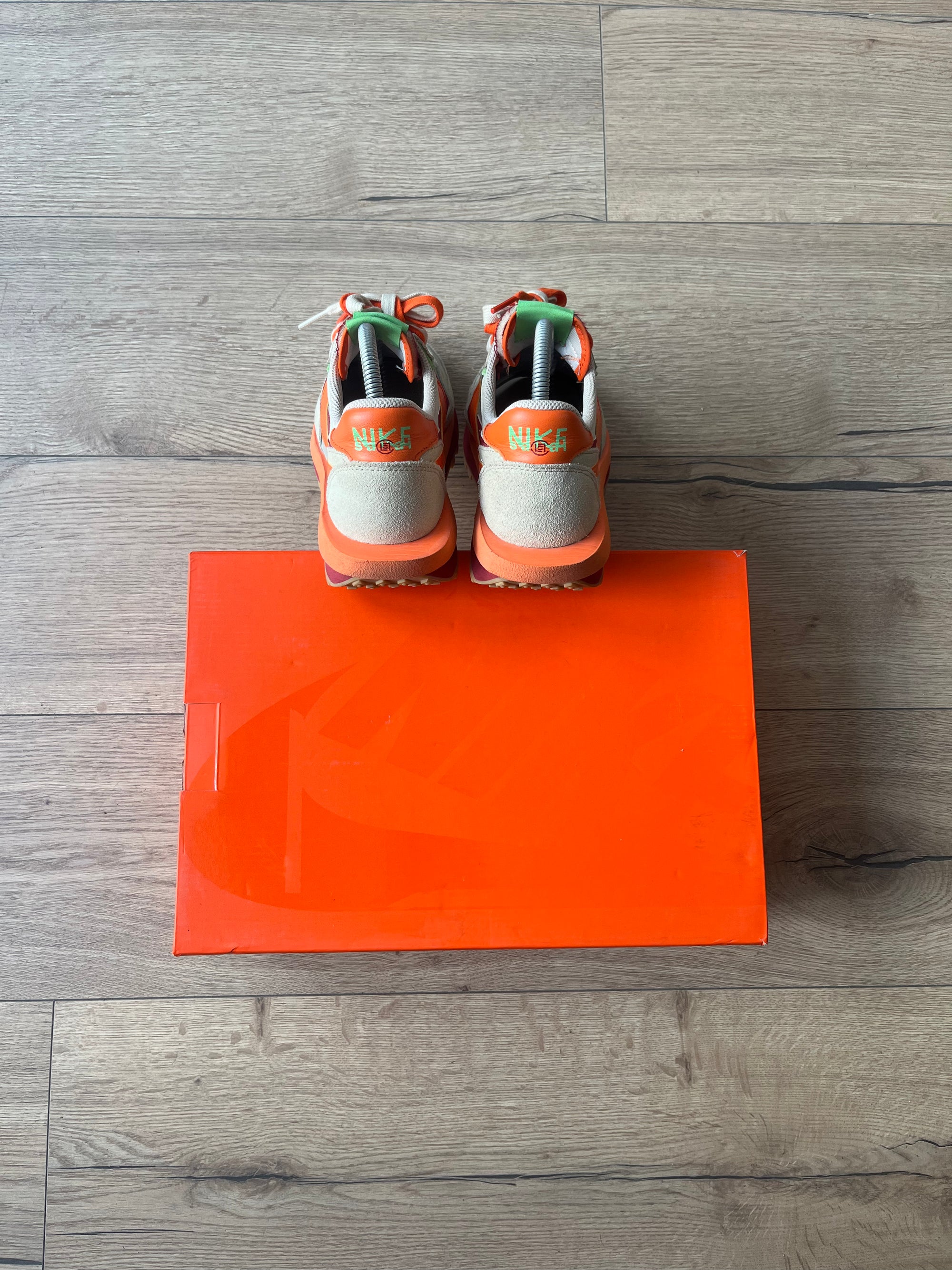 Nike LD Waffle Sacai Clot Kiss of Death Orange - 40.5