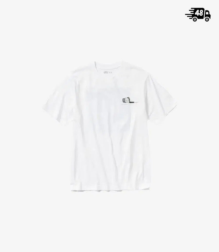 UNIQLO T SHIRT KAWS BLUE GRAPHIC wathe