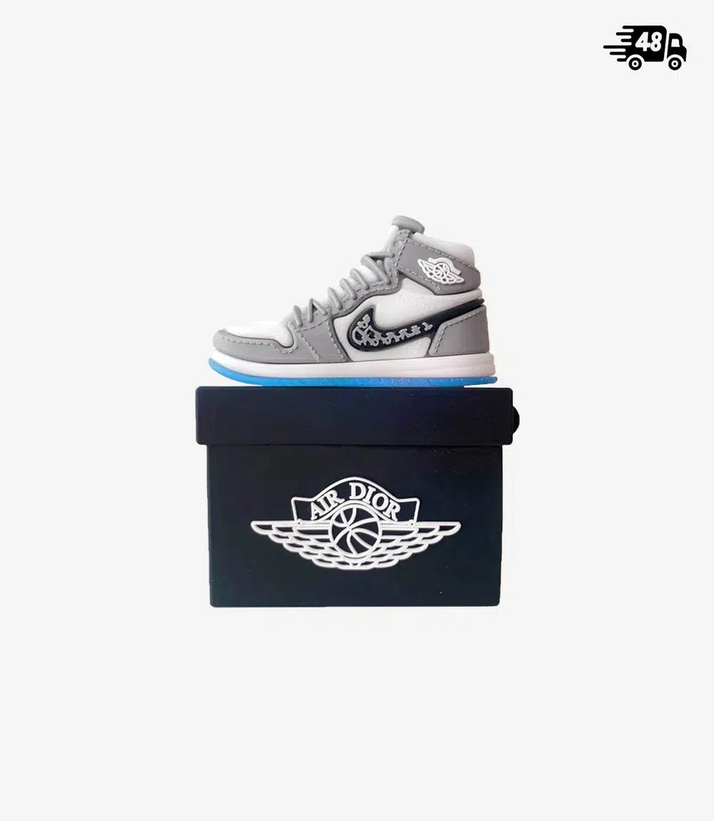 Coque Sneakers Jordan 1 high Dior pour Airpods