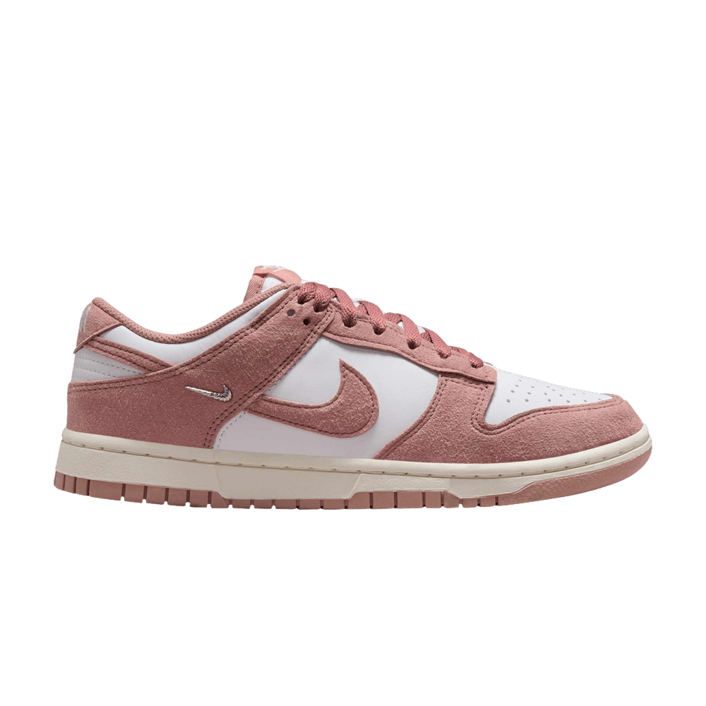 Nike Dunk Low Rose Whisper Gold Mini Swoosh (Women's)