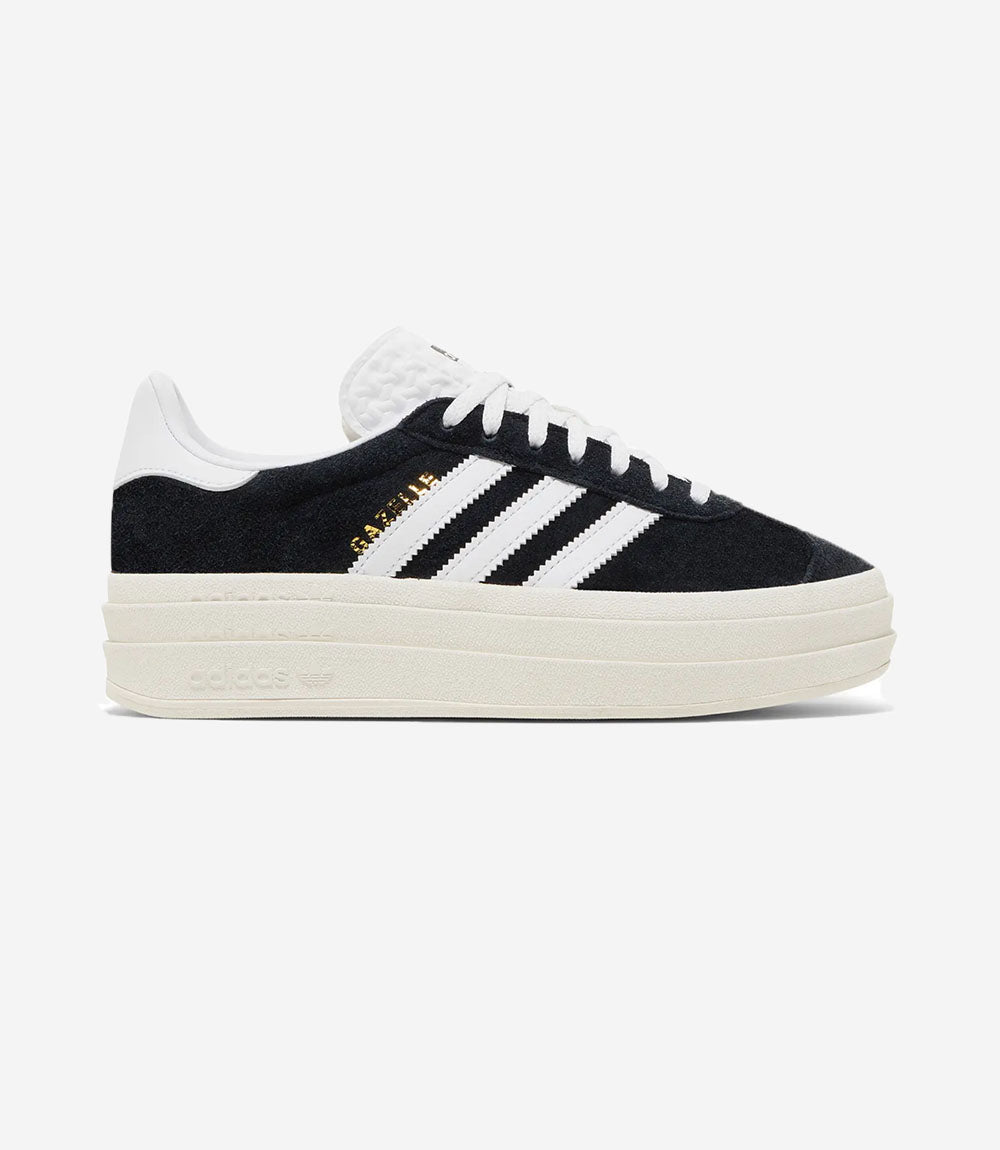 basket-sneakers-ADIDAS-adidas Gazelle Bold Core Black White (Women's)-