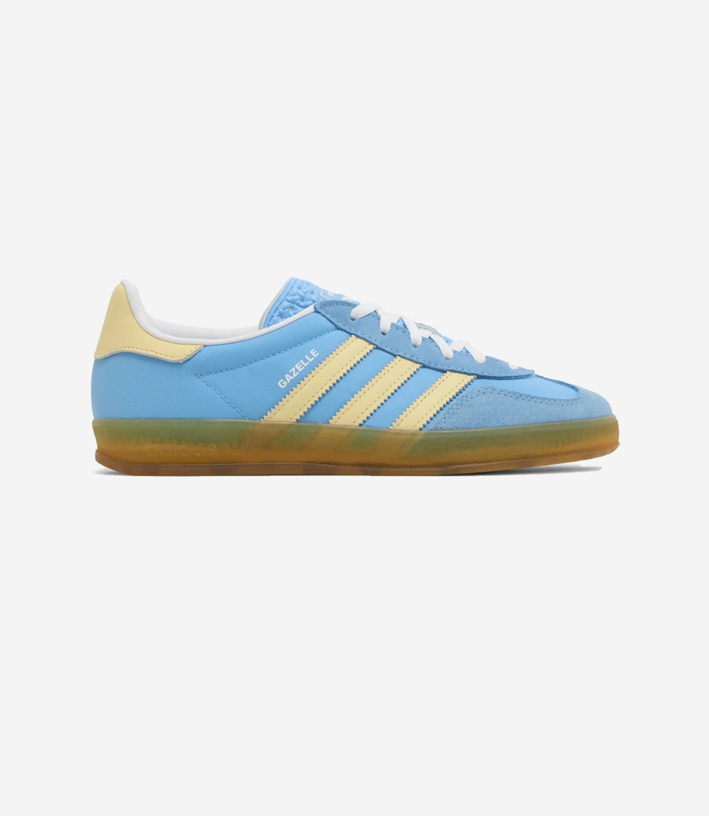 basket-sneakers-ADIDAS-adidas Gazelle Indoor Semi Blue Burst Almost Yellow (Women's)-