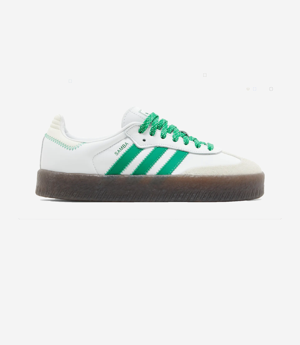 basket-sneakers-ADIDAS-adidas Sambae Cloud White Green (Women's)-