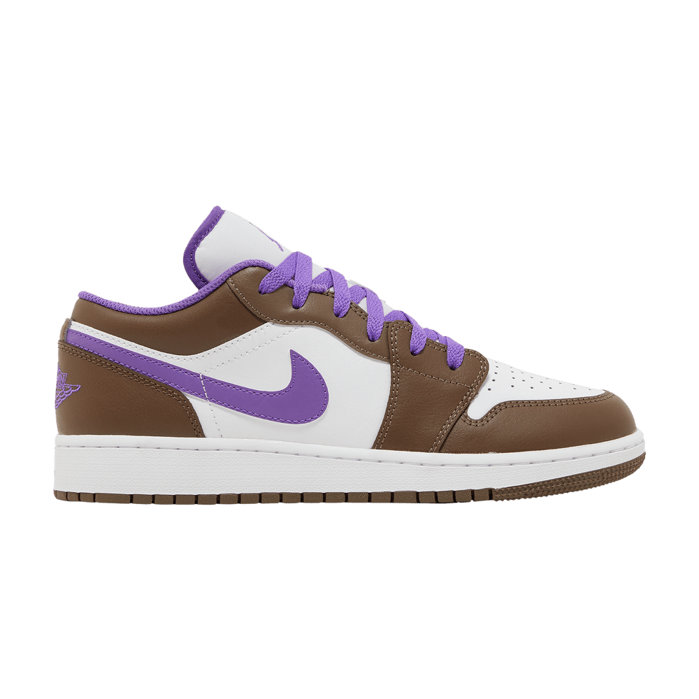 basket-sneakers-AIR JORDAN-Jordan 1 Low Purple Mocha (GS)-
