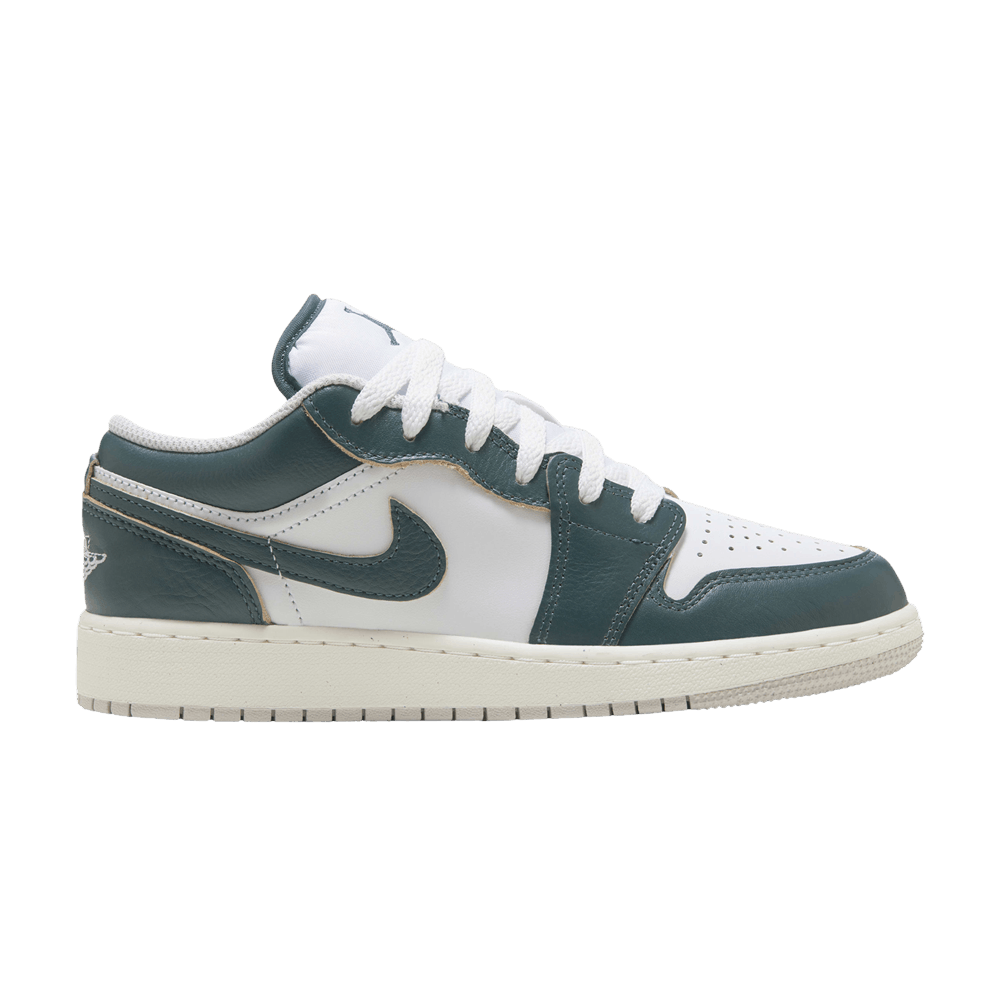 basket-sneakers-AIR JORDAN-Jordan 1 Low SE Oxidized Green (GS)-