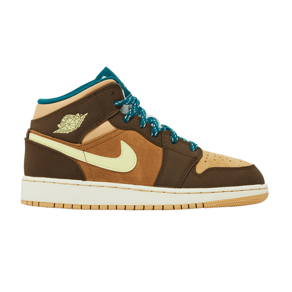 basket-sneakers-AIR JORDAN-Jordan 1 Mid Cacao Wow (GS)-