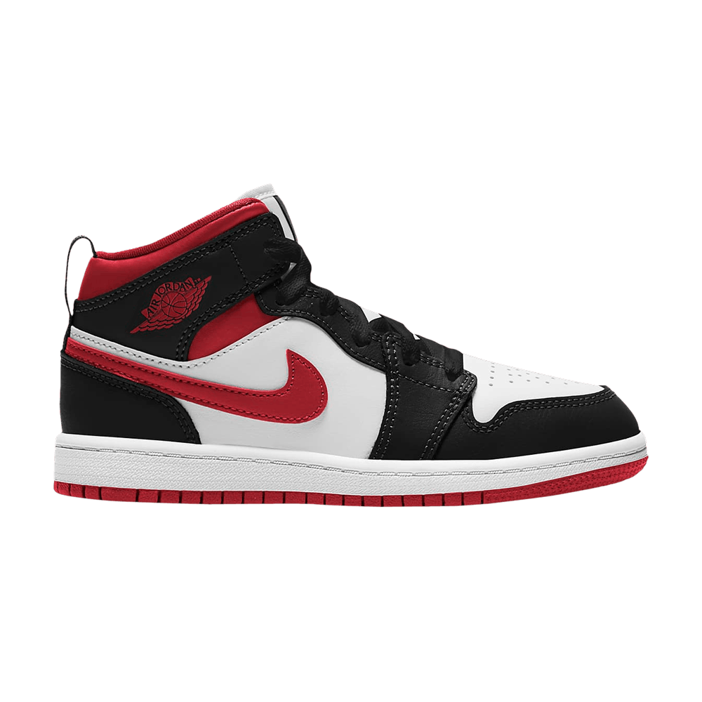 basket-sneakers-AIR JORDAN-Jordan 1 Mid Gym Red Black White (PS)-