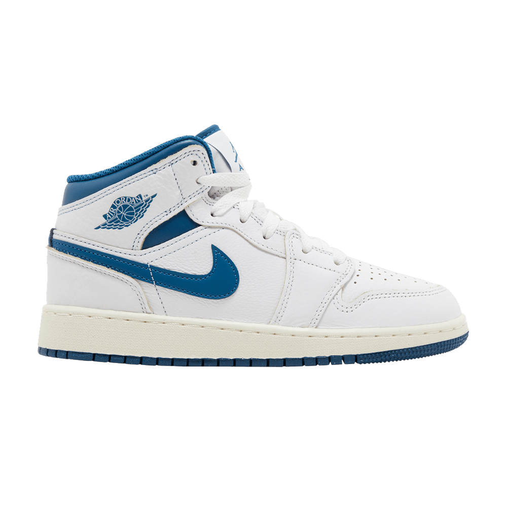 basket-sneakers-AIR JORDAN-Jordan 1 Mid SE Industrial Blue (GS)-