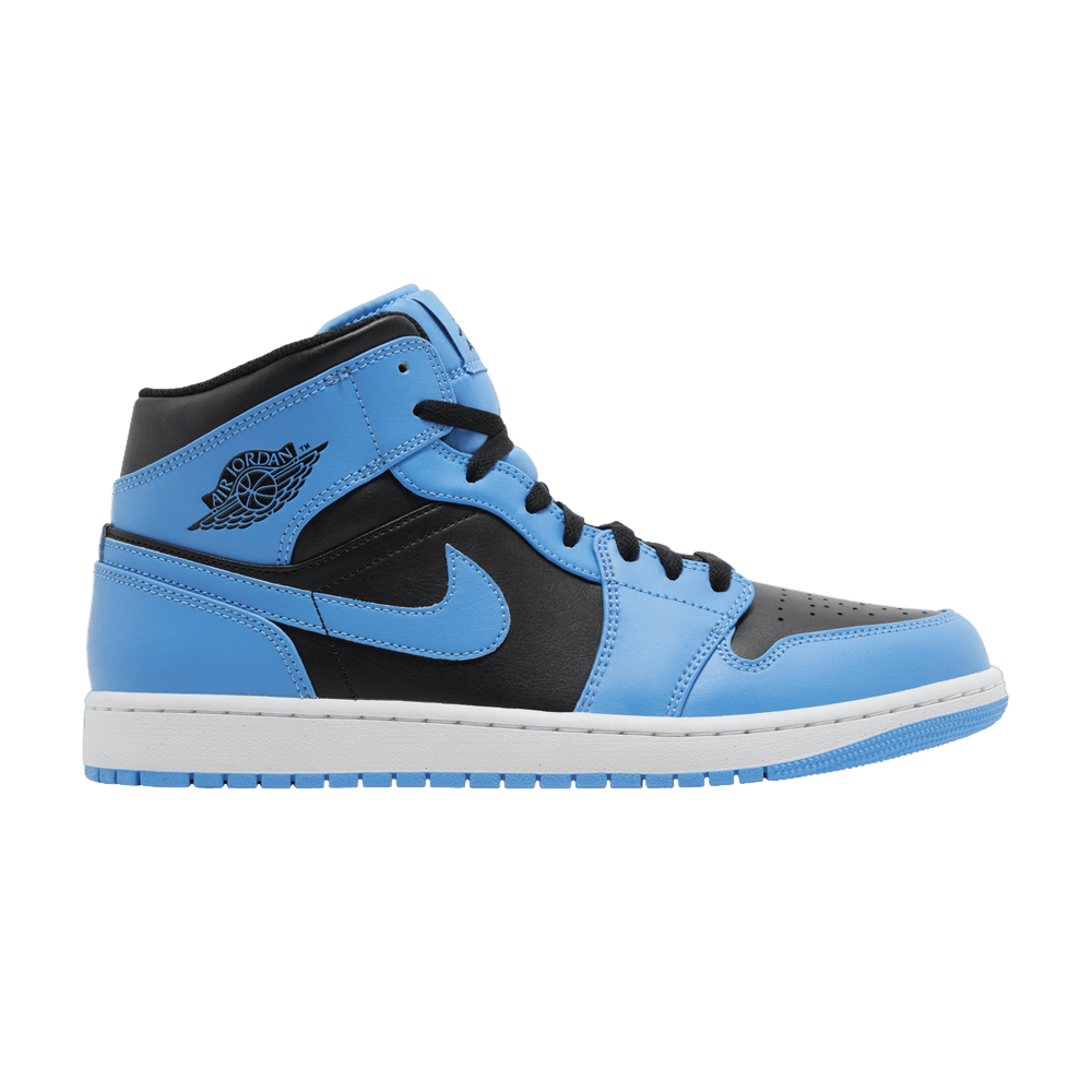 basket-sneakers-AIR JORDAN-Jordan 1 Mid University Blue Black-