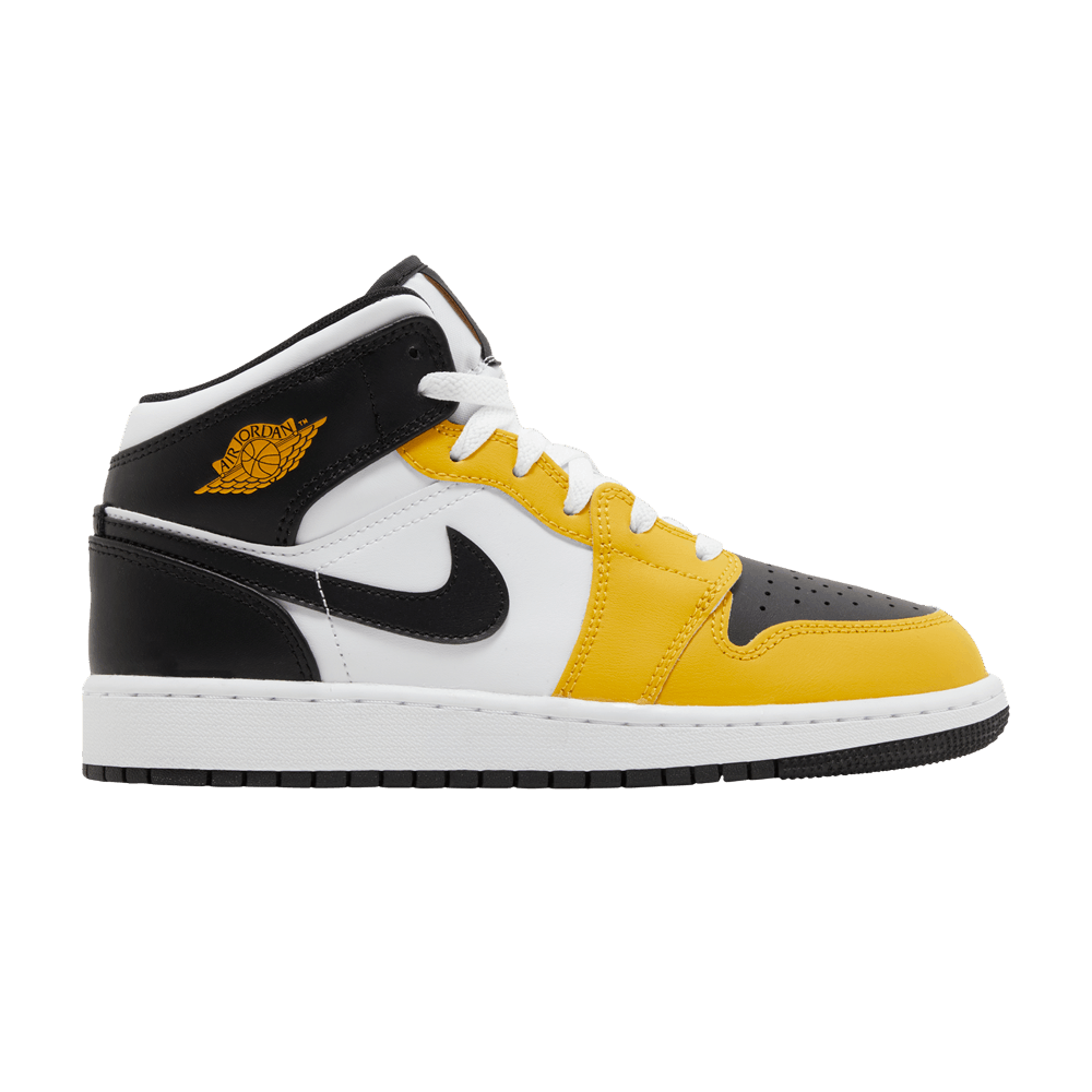 basket-sneakers-AIR JORDAN-Jordan 1 Mid Yellow Ochre (GS)-