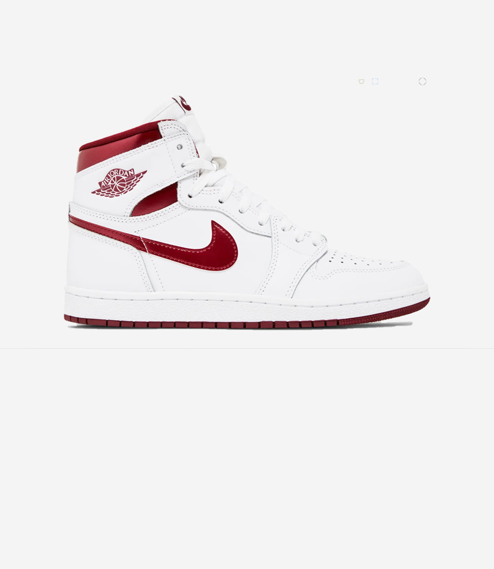 basket-sneakers-AIR JORDAN-Jordan 1 Retro High '85 OG Metallic Burgundy-