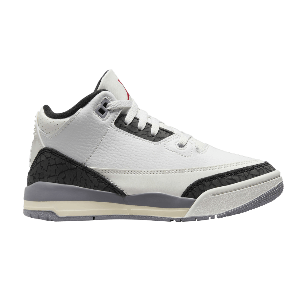 basket-sneakers-AIR JORDAN-Jordan 3 Retro Cement Grey (PS)-