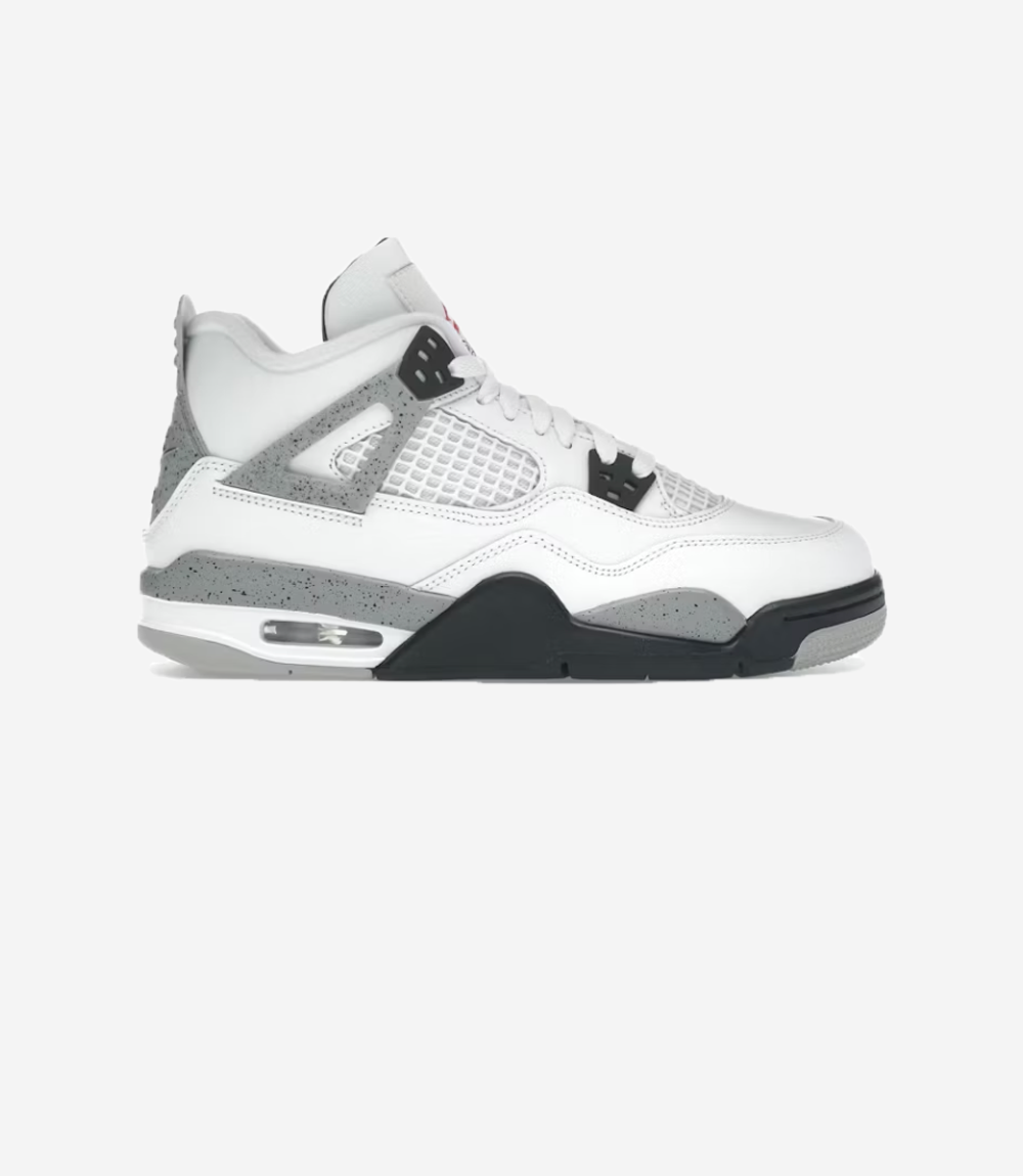 basket-sneakers-AIR JORDAN-Jordan 4 Retro White Cement (2025) (GS)-
