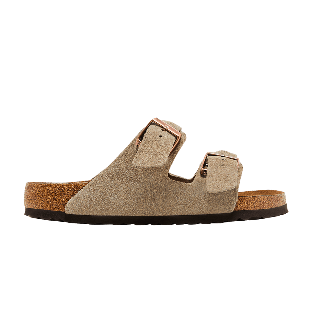 basket-sneakers-BIRKENSTOCK-Birkenstock Arizona Soft Footbed Suede Taupe-