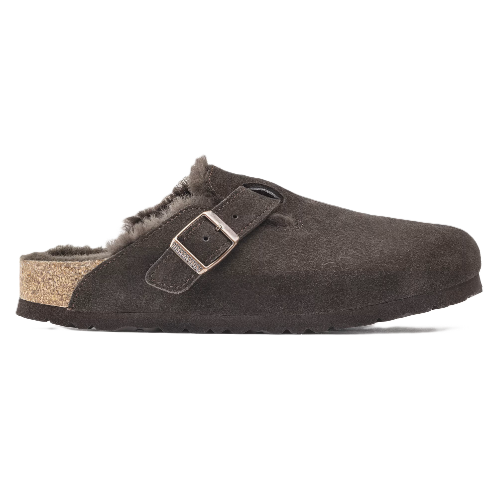 basket-sneakers-BIRKENSTOCK-Birkenstock Boston Shearling Suede Mocha-