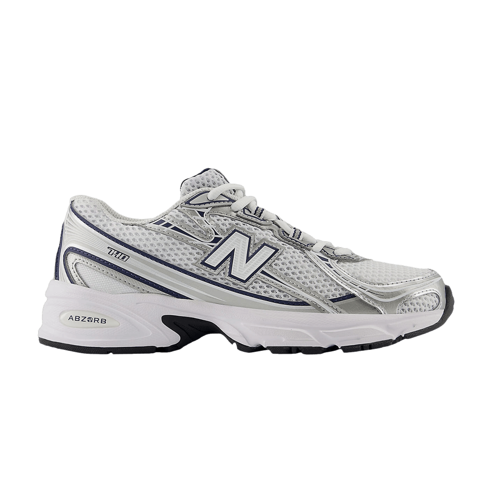 basket-sneakers-NEW BALANCE-740 Big Kid 'Navy White'-