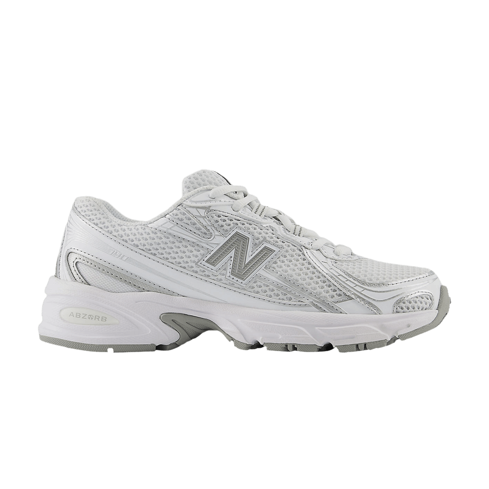 basket-sneakers-NEW BALANCE-740 Big Kid 'White Silver Metallic'-
